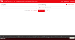 Desktop Screenshot of mingsprooch.de